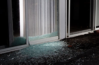 Broken Sliding Door Glass