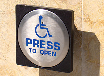 Door Push Button Handicap Door Opener services by Door On The Go